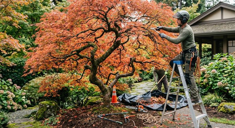 Japanese Maple Pruning in Pottstown, PA